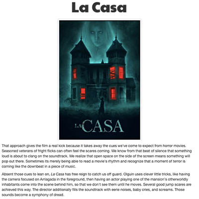 La Casa (2021) Film Review